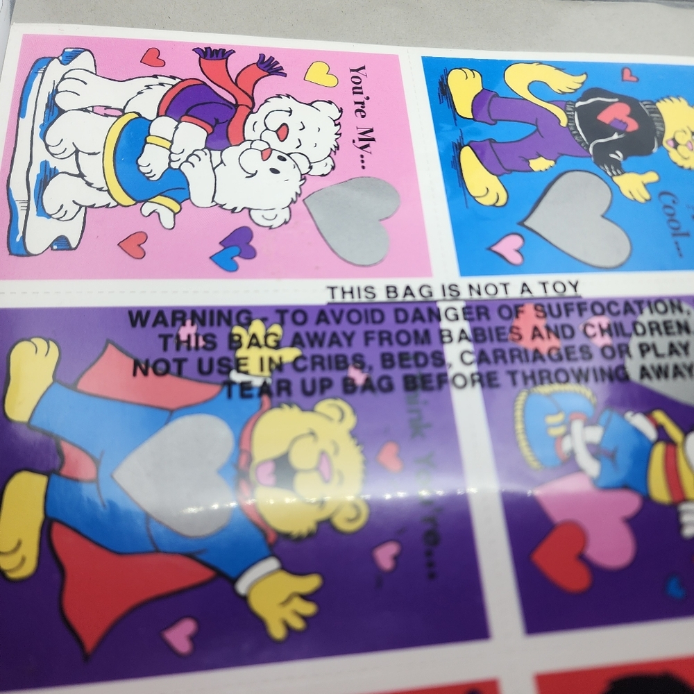 💌 Vintage Fun World Surprise Scratch Off Valentine's Day Cards ❤️
